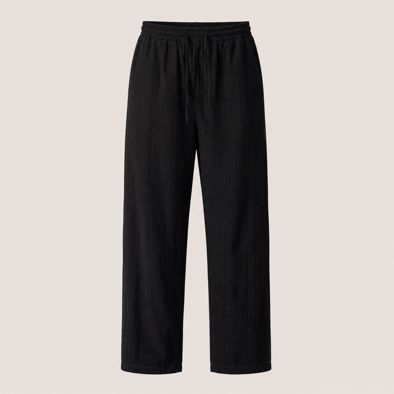 Premium Siyah Keten Pantolon